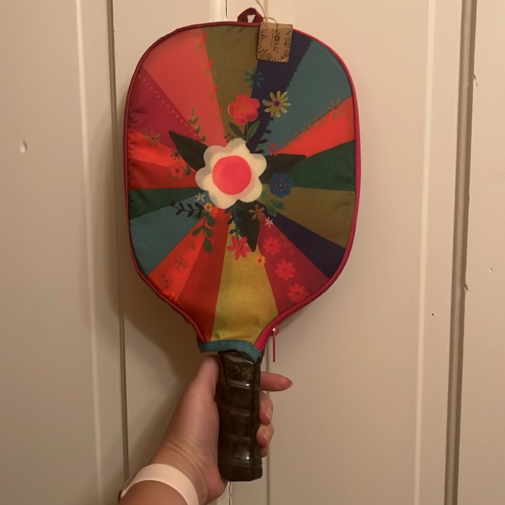 Natural Life Pickleball Paddle Rainbow Floral - Picture 3 of 6